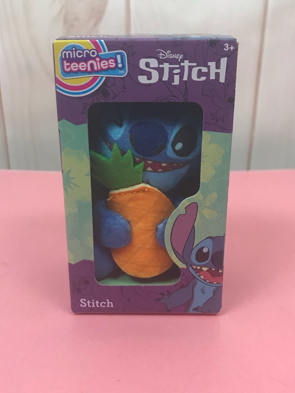 Disney Stitch Micro Teenies Plush with Orange Pineapple Accent